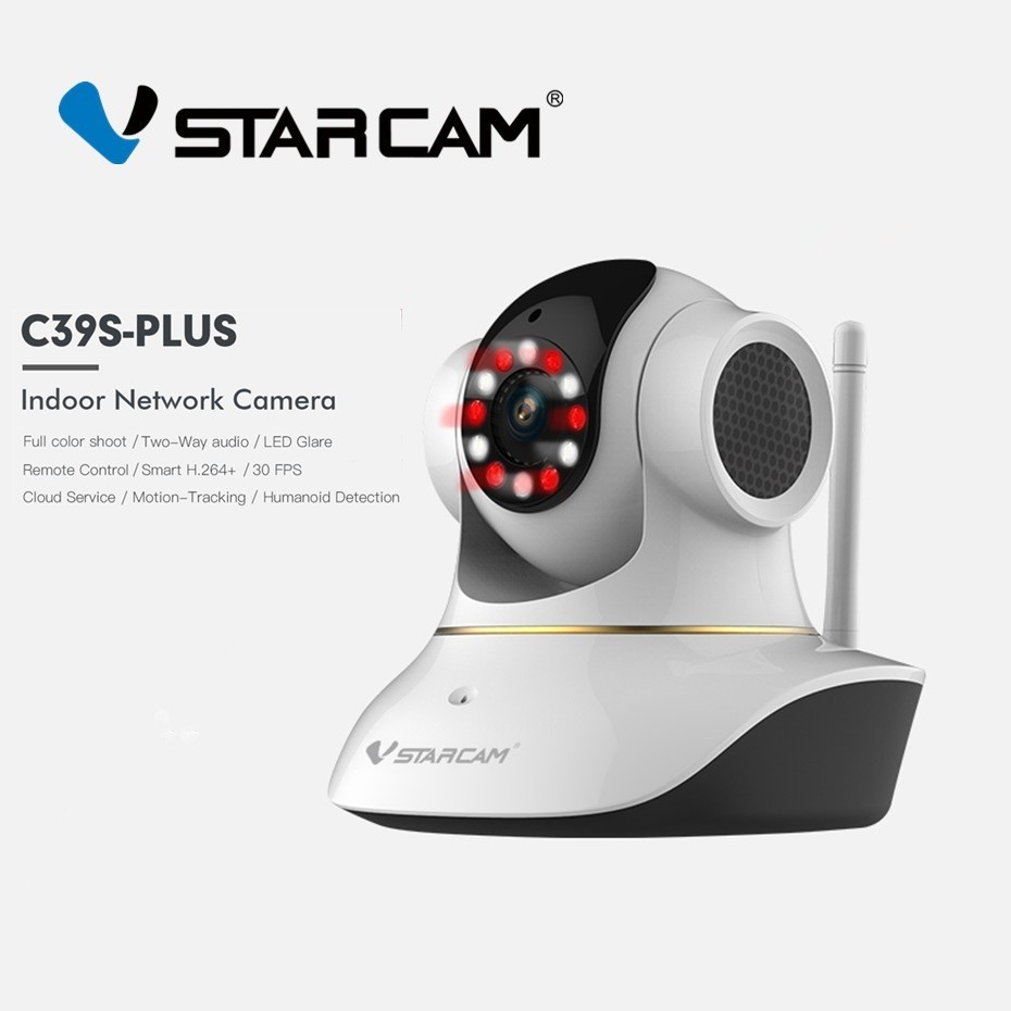 กล้อง VSTARCAM รุ่น C39S-Pius 2020 รุ่นล่าสุด LED ไซเรน 1296P 3ล้านพิกเซล