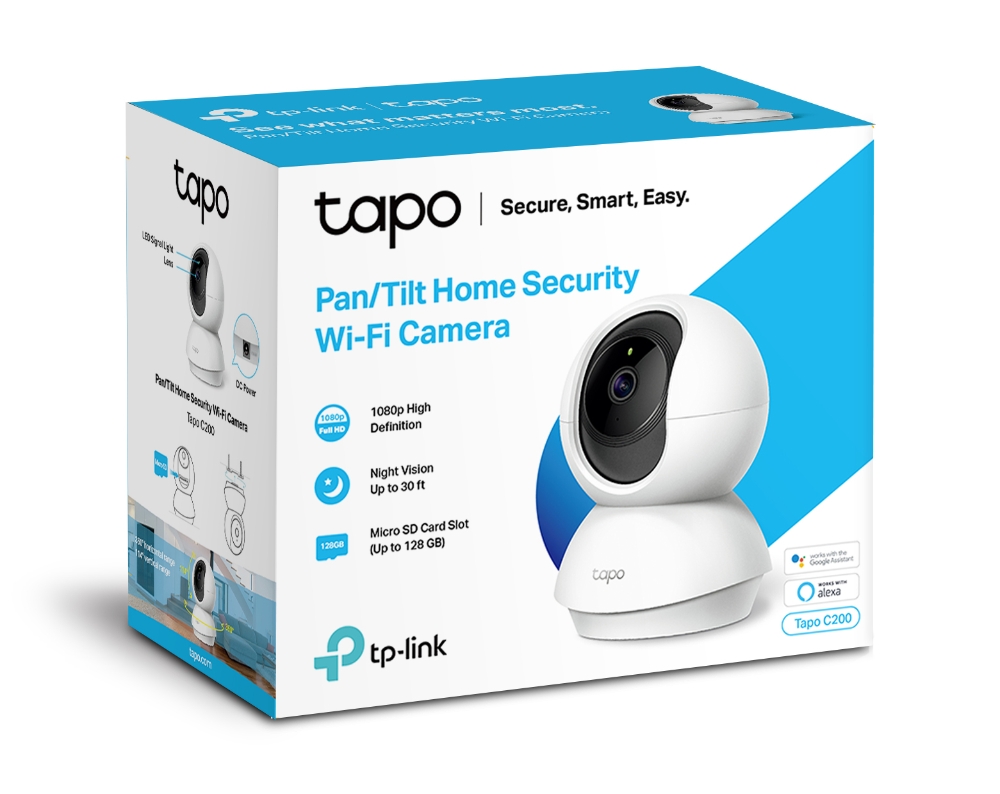 Tapo C200 New Pan/Tilt Home Security Wi-Fi Camera