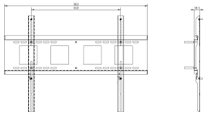 HIKVISION DS-D5AW/Q Wall Mount Bracket Interactive Screen