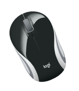 WIRELESS MOUSE (เม้าส์ไร้สาย) M187-MINI-MOUSE-BK