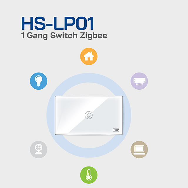 HIP 1Gang Switch Zigbee รุ่น HS-LP01
