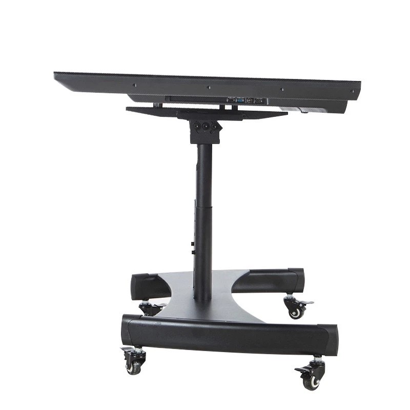 ขาตั้งทีวีเคลื่อนที่ FD-602S แบบต่ำ 90cm ปรับก้มเงยได้ รองรับ32-70” รับน้ำหนักได้45Kg