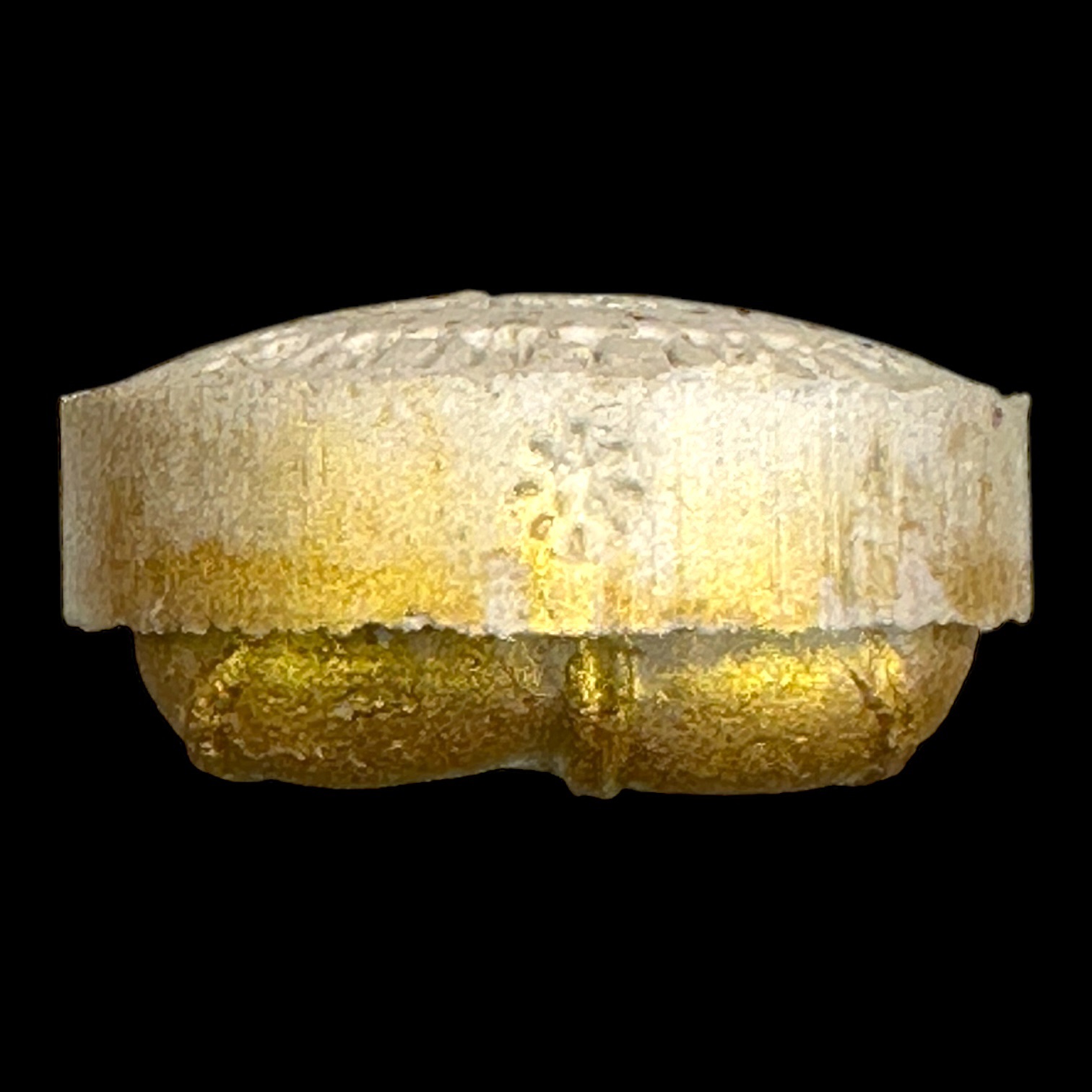 พระปิดตาจัมโบ้สอง ดวงดี เนื้อผงธูปสีขาวปัดทอง หลวงปู่นน จนฺทวิโร วัดเขาพรานธูป จ.ประจวบคีรีขันธ์