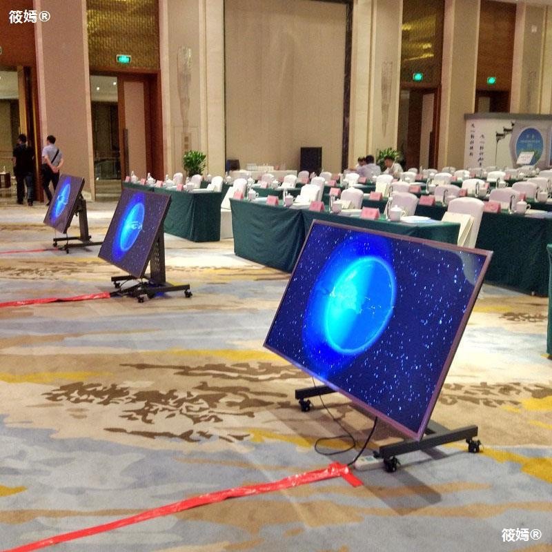 Gnn-HB75ขาตั้งทีวีเคลื่อนที่แบบต่ำ(HB75 ) ขาทีวีห้องประชุม โชว์รูม รองรับ31-75” สูง79CM