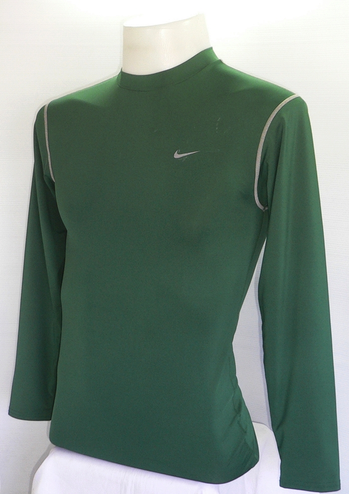 เสื้อรัดกล้ามเนื้อ NIKE PRO แขนยาวสีเขียว ไซส์ L