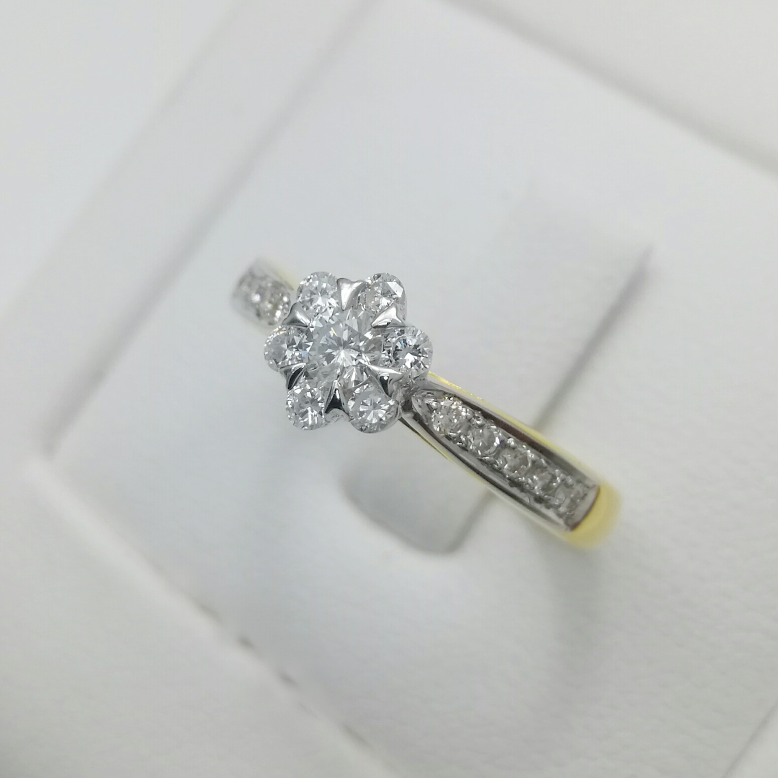 แหวนเพชรแท้รวม 0.29 cts