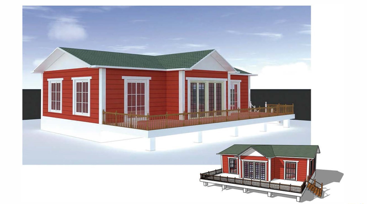 บ้านสำเร็จรูปโครงสร้างเหล็ก Knock Down