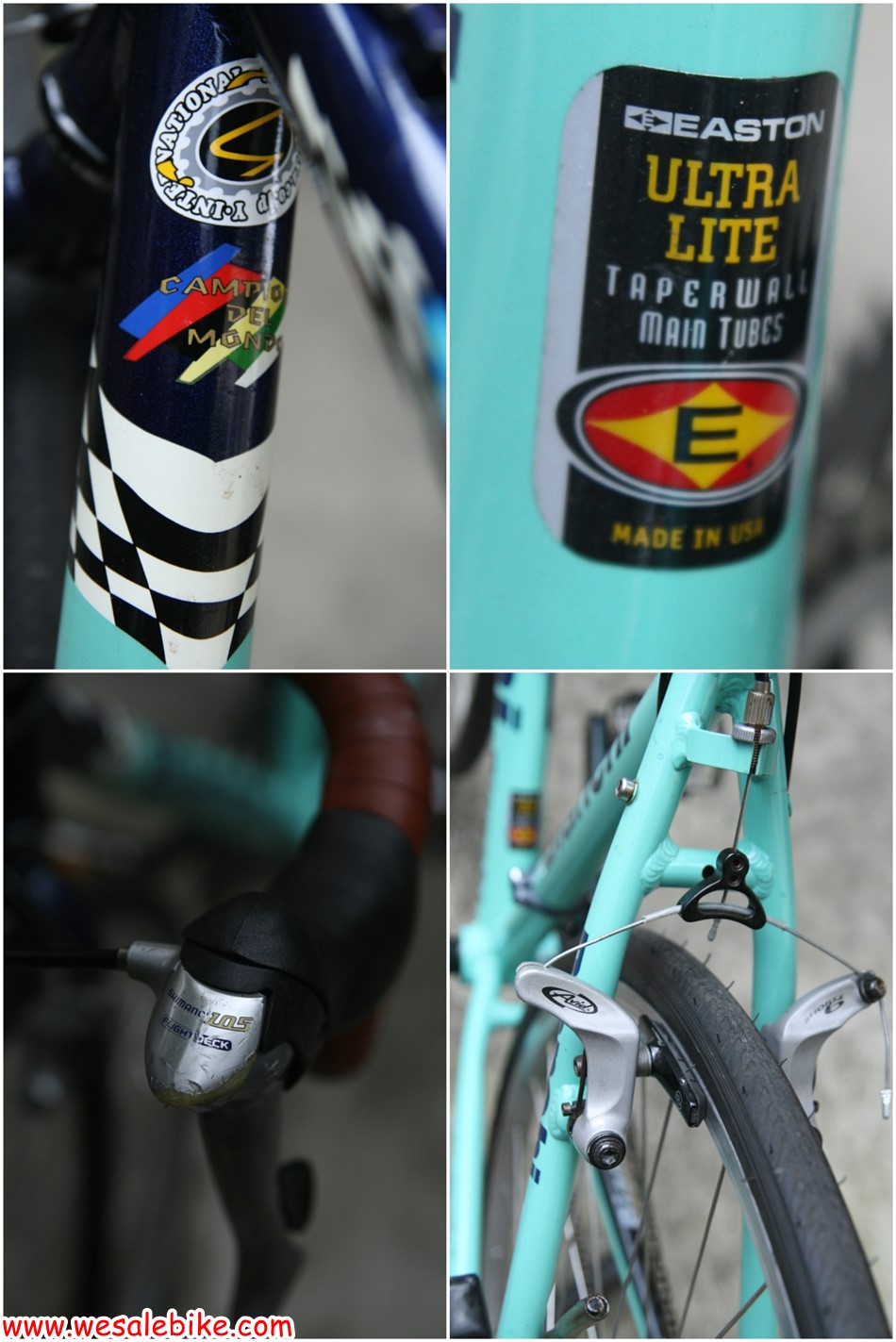 หมอบไซโคคลอส Bianchi ล้อ700C เฟรมอลูท่อEaston USA ไซส์ S