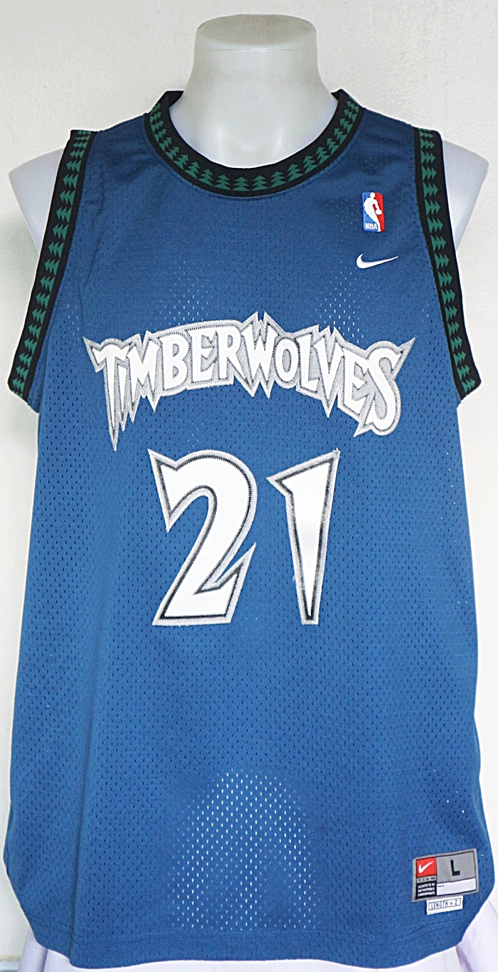 เสื้อบาสเกตบอล NBA Minnesota Timberwolves ของ Kevin Garnett