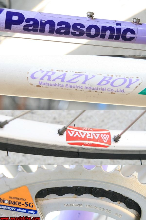 หมอบวินเทจ โคโมลี่สับถัง Panasonic อะไหล่Shimano RX100 ไซส์ M