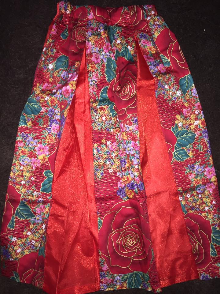 ชุดจีนเด็กสีแดง . รหัส TA 100