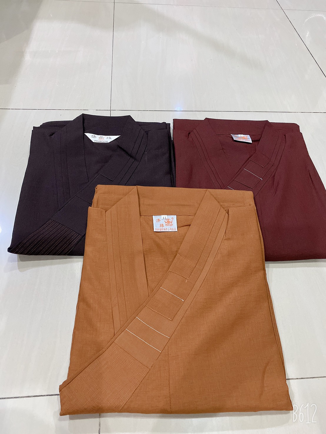 ชุดแม่ชี ผ้าลินิน รหัส S 55 สินค้าพร้อมส่ง