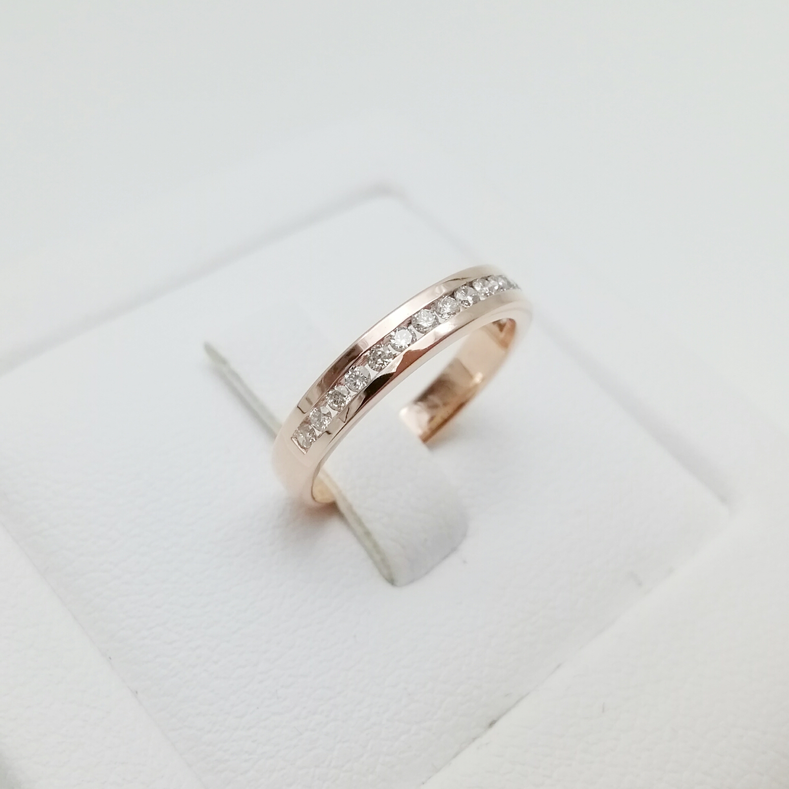 แหวนเพชรแท้ 0.16 cts PINK GOLD