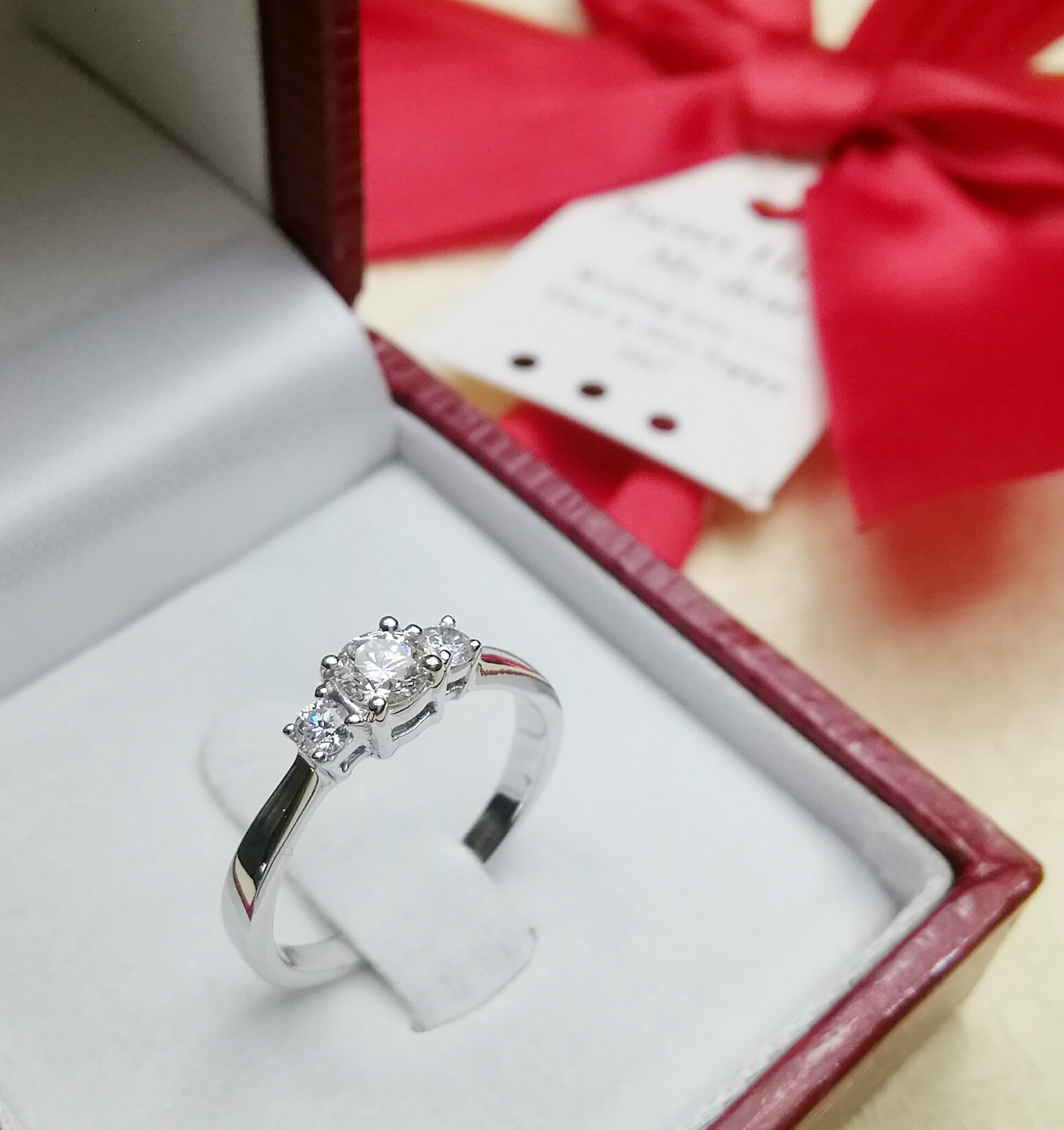แหวนเพชรแท้รวม 0.30 cts
