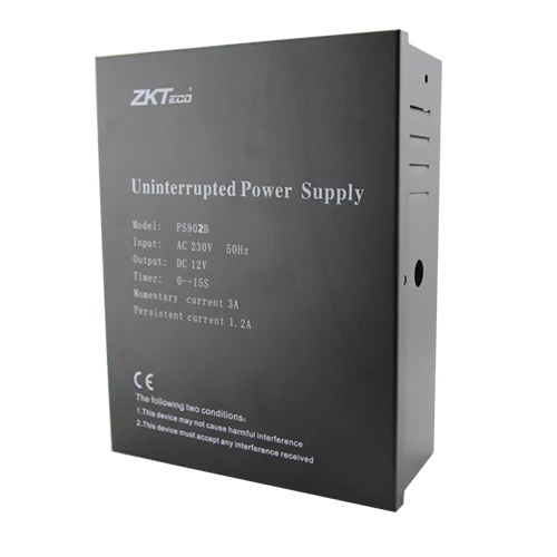 ZKTeco รุ่น PS902B Power Supply 12V/5A ไม่รวม แบต