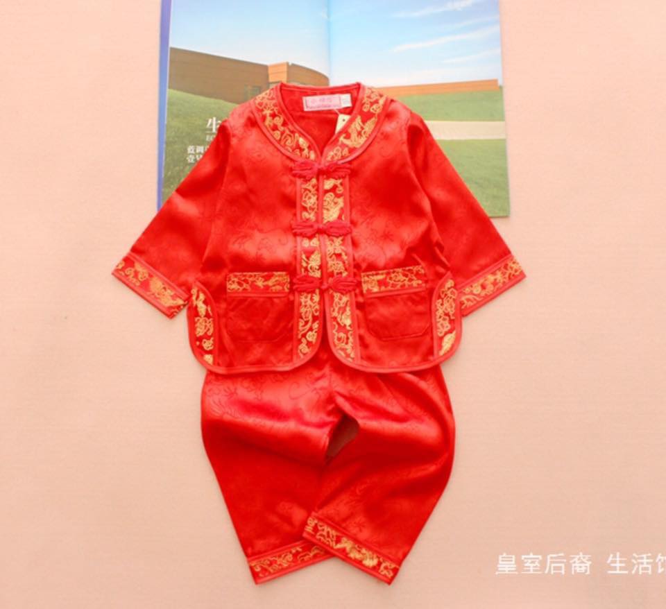 ชุดกี่เพ้าเด็ก แรกเกิด. Bb 40พร้อมส่ง