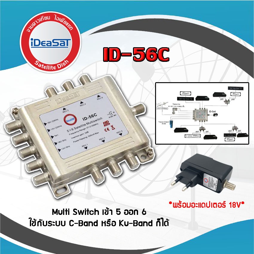 Multiswitch รุ่น ID56C