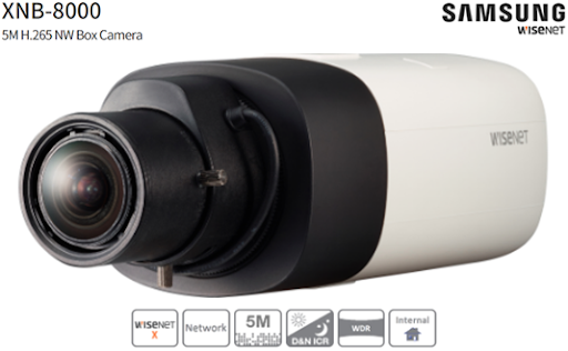 5M Network Camera Samsung WiseStream II รุ่น XNB8000