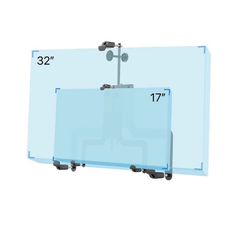 ขาเสริมจับจอสำหรับจอไม่มีรู No.A2 รองรับ17-32”(ไม่รวมขาตั้งจอ)