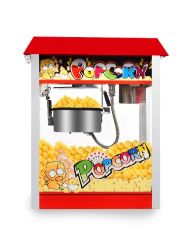 เครื่องทำป๊อปคอร์น ขนาด 8 ออนซ์ (เครื่องทำป๊อปคอร์นอัตโนมัติ,เครื่องทำข้าวโพดคั่ว,เครื่องคั่วป๊อปคอร์น)