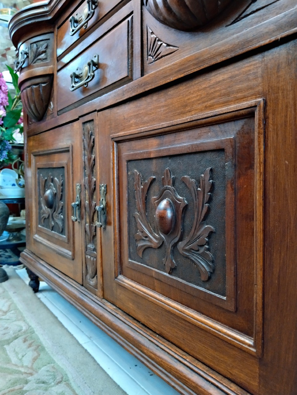 ตู้โชว์ไม้โอ๊ค