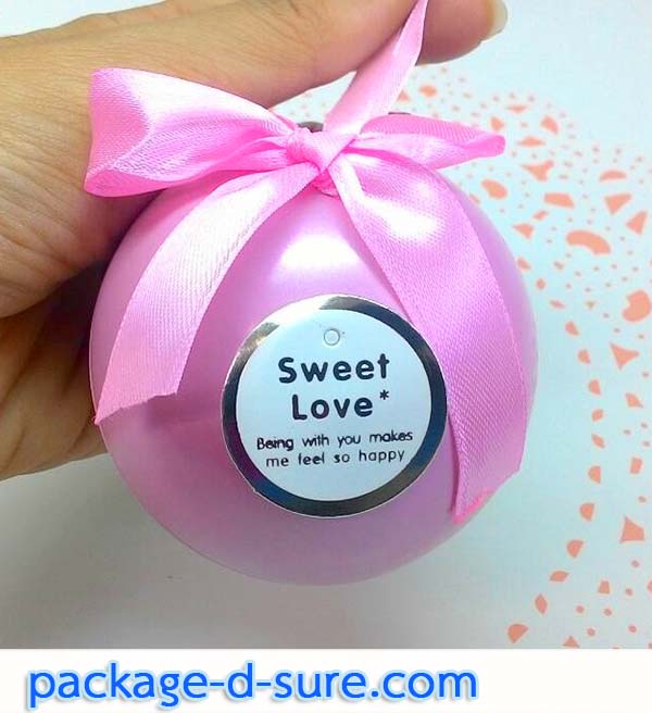 ลูกบอลดีบุก เส้นผ่านศูนย์กลาง 6.8 สีชมพู