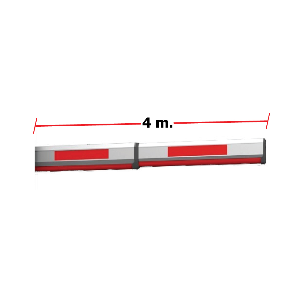 แขนไม้กั้น Hikvision รุ่น DS-TMG001-4(4m)/TMG4B0-A ** แขนไม้กั้น ดึงยืดได้ ถึง 4 เมตร Straight Boom Pole(Only for 4B series) The length can be extended to 4 meters