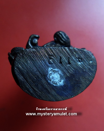 พระพิฆเณศวรลอยองค์เนื้อสัมฤทธ์รมดำ พิมพ์ใหญ่ ครูบากฤษณะ สำนักสงฆ์เวฬุวัณ จ.นครราชสีมา