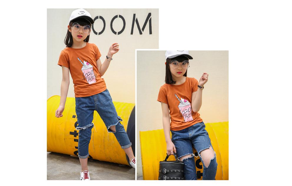 เสื้อยืดแขนสั้นเด็ก Size 130,140