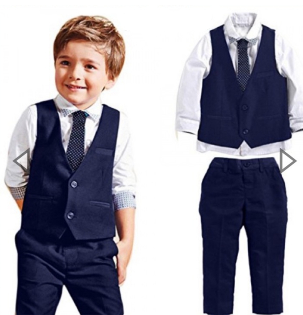 เสื้อผ้าเด็ก (3ชิ้น+เนคไท) Size 2T,3T
