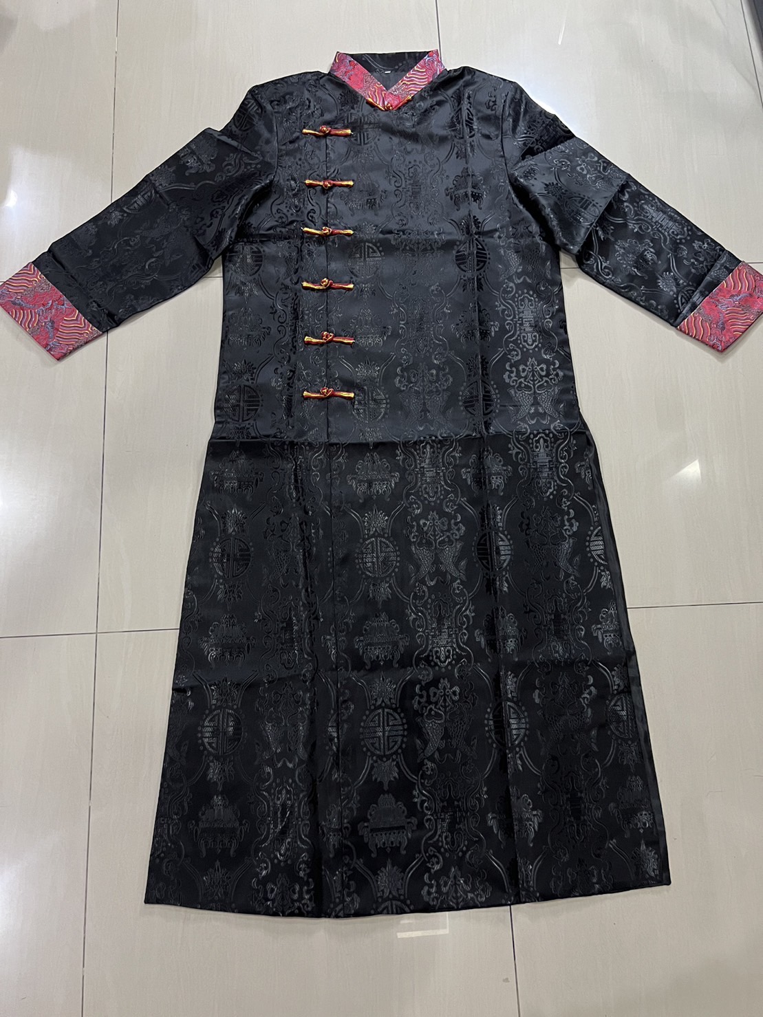 #ฉี่พ่าวดำผ้าไหมจีน รหัส FC 138