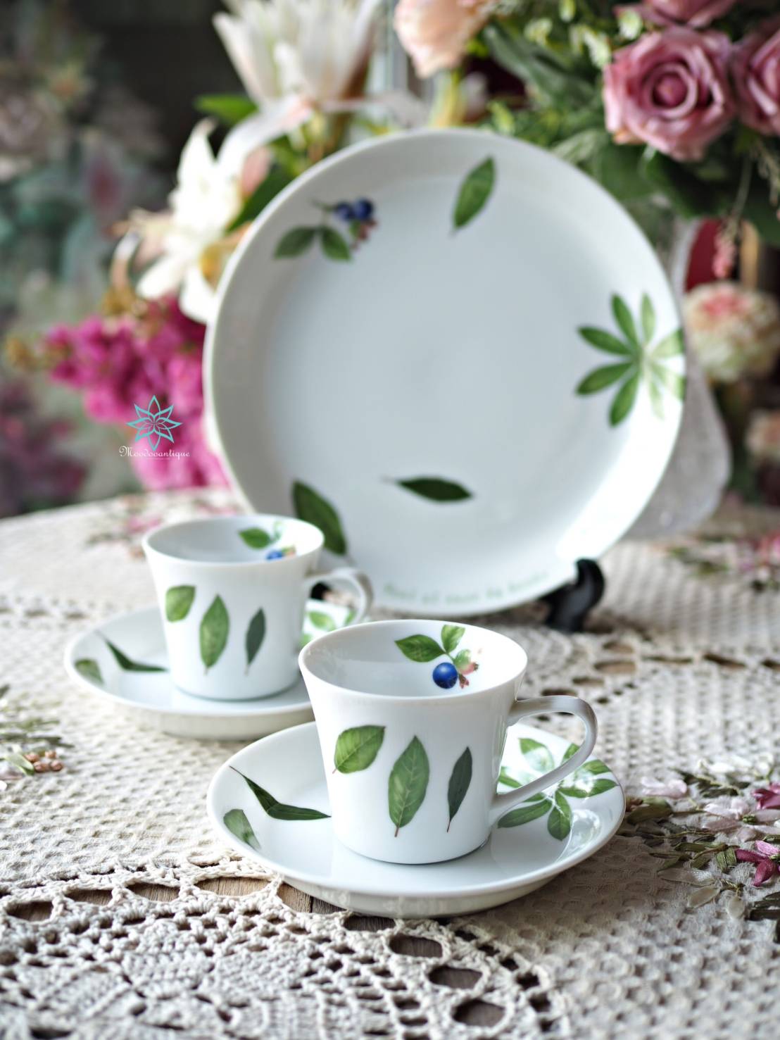 set จาน + ชุดกาแฟ R~ Roberta Baldini Paris