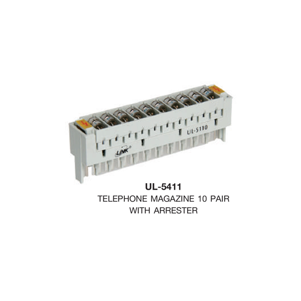 INTERLINK MAGAZINE and ARRESTER (ตัวป้องกันฟ้าผ่า) Model UL-5411