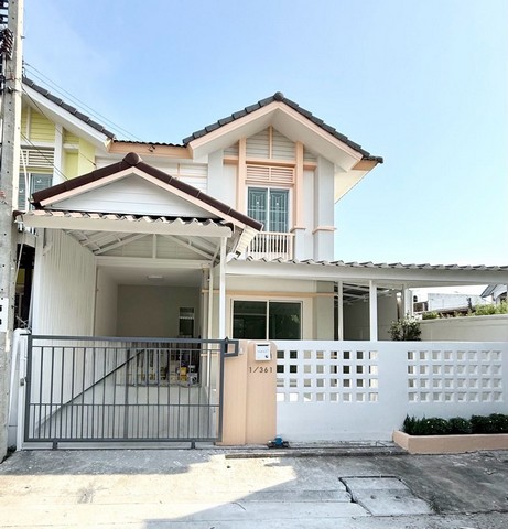 (MH0185) ให้เช่าทาวน์โฮม 2 ชั้น หลังมุม ม.พฤกษาวิลล์ 53 สะแกงาม-พระราม 2