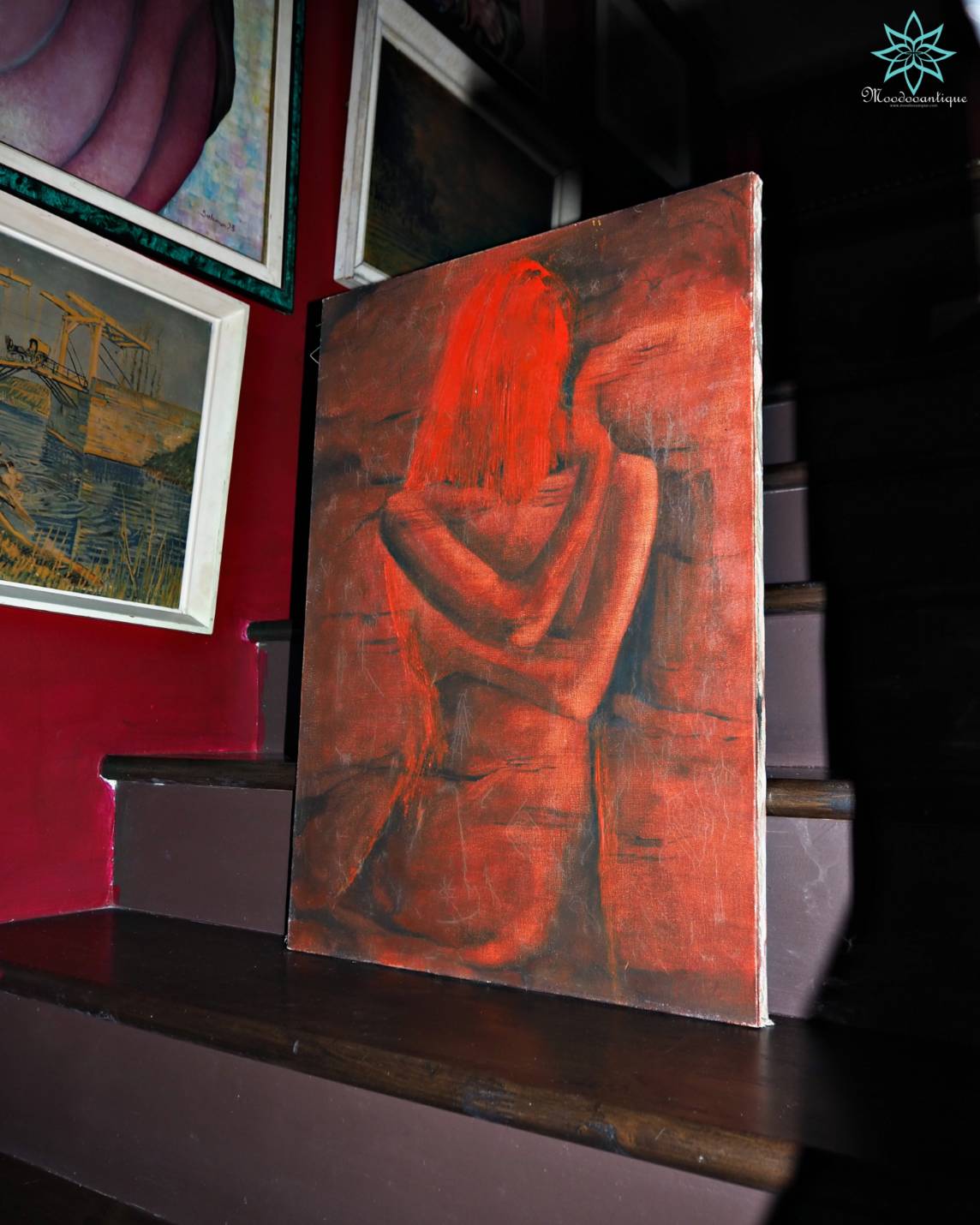 My beautiful lady oil painting