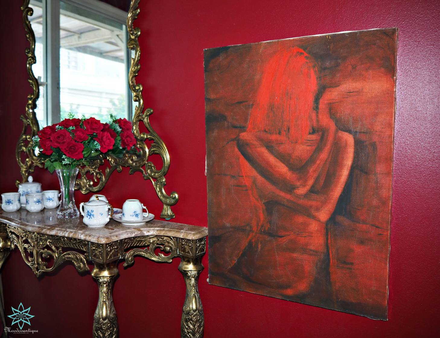 My beautiful lady oil painting