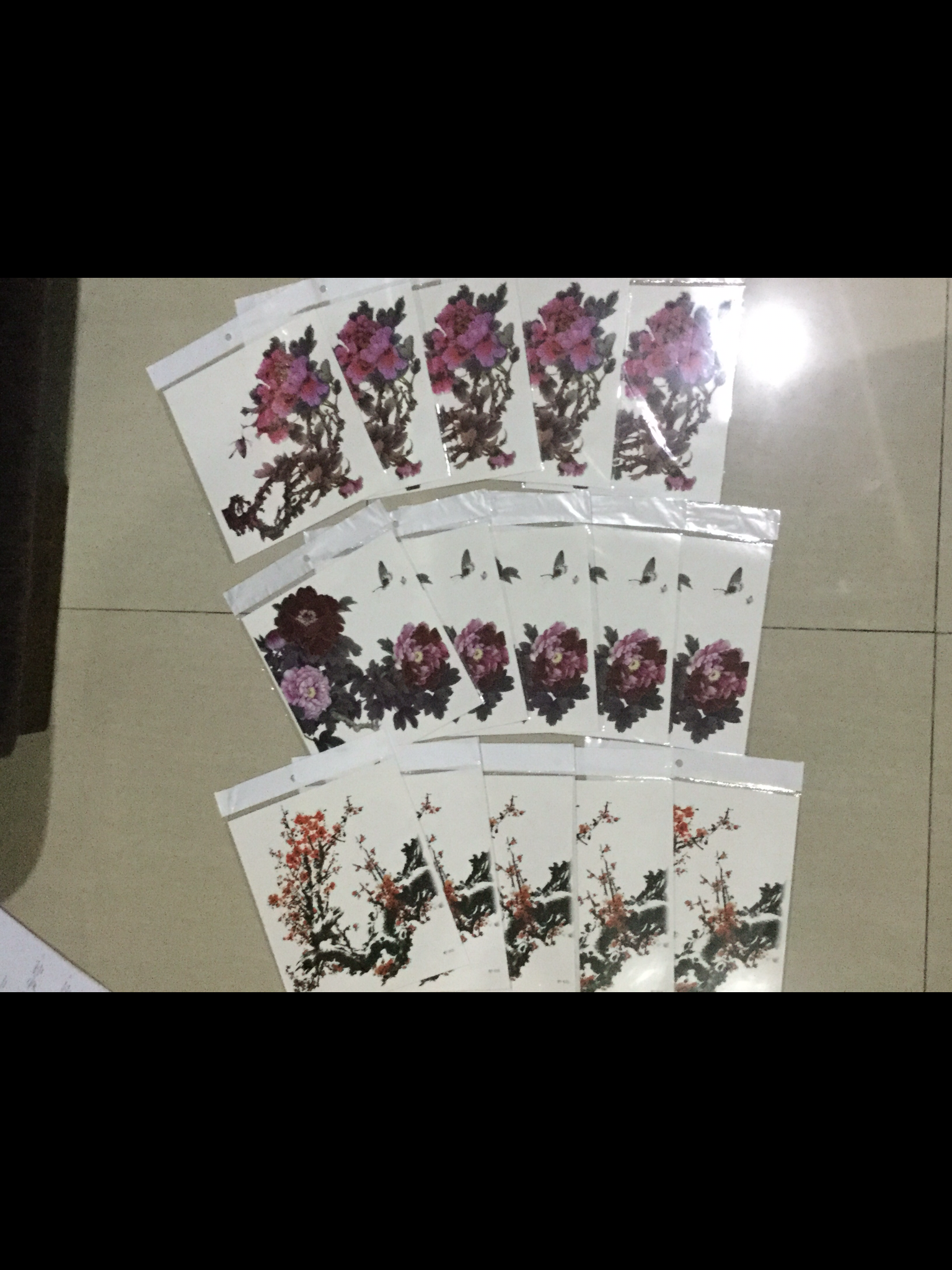 สติ๊กเกอร์ลอกลายด้วยน้ำ 21x22cm สินค้าพร้อมส่ง