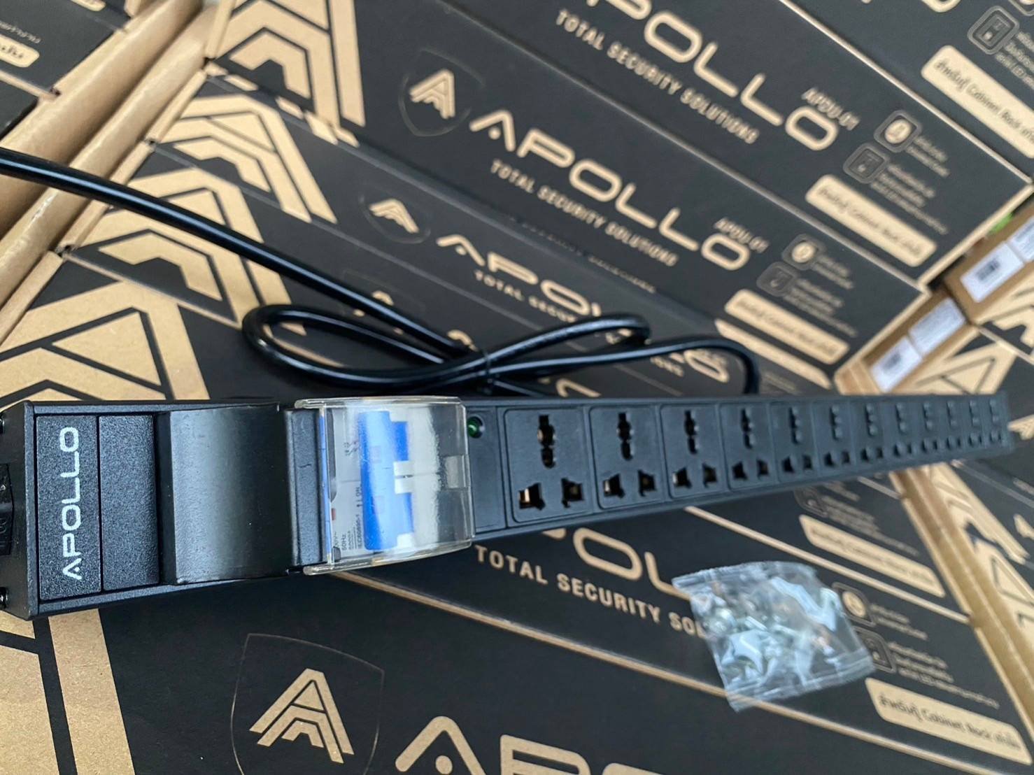 ปลั๊ก PDU 12 ช่อง APDU-09 Apollo power rack PDU 12 channel APDU-09