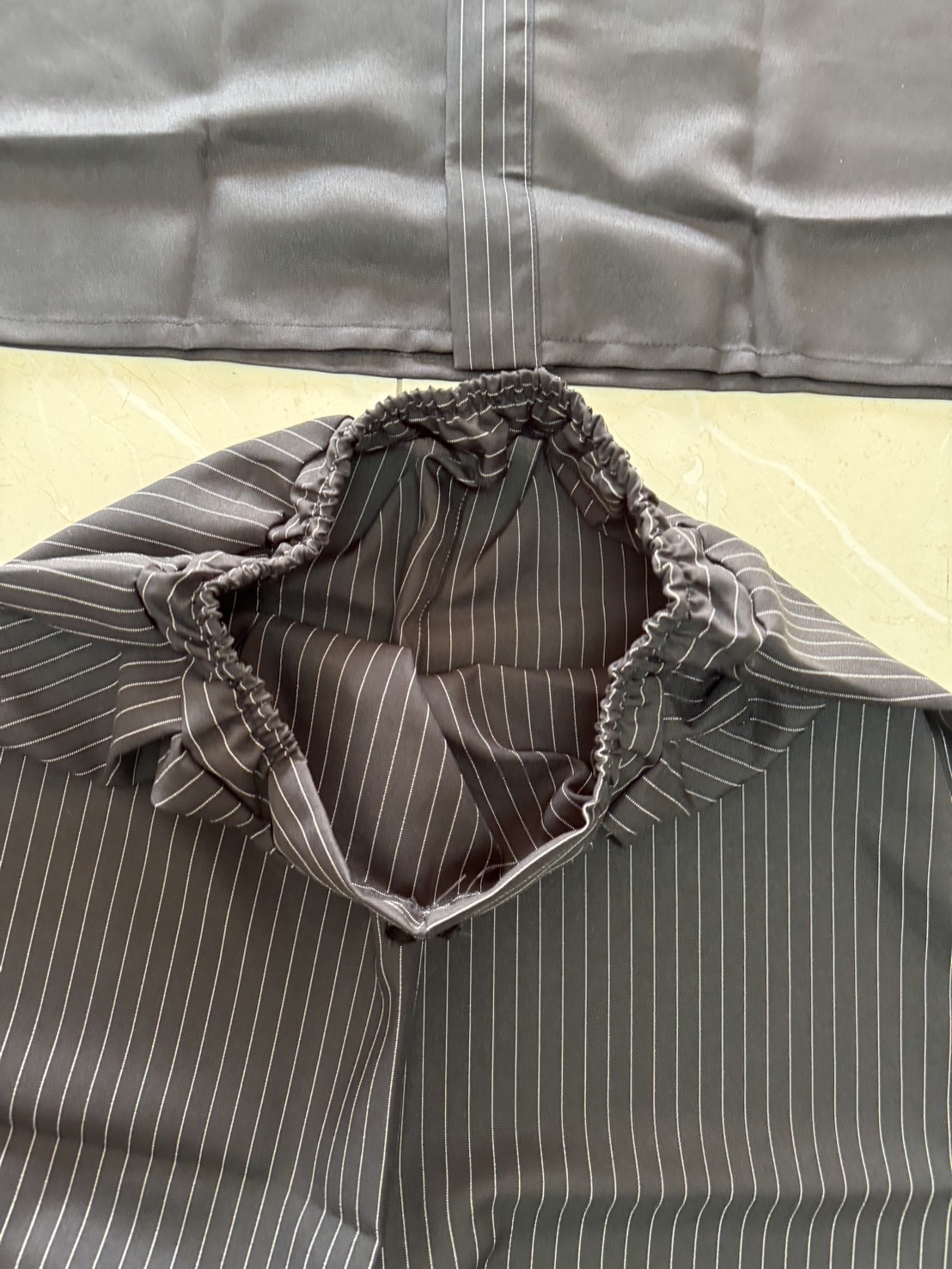 samuraiกิโมโน สีดำ