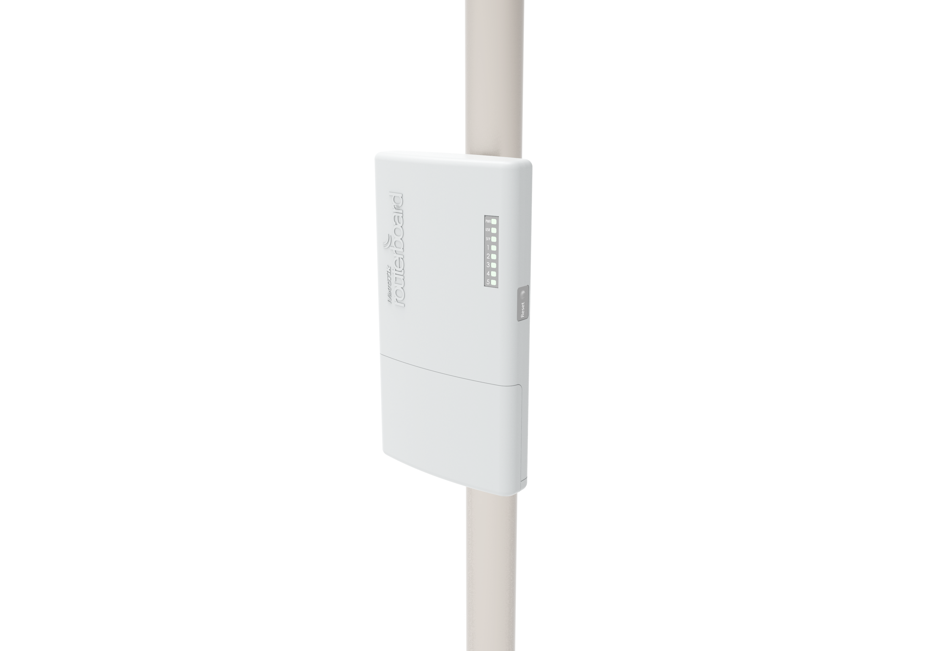 Mikrotik Routers RB960PGS-PB PowerBox Pro Five Gigabit Ethernet Router with 4xPoE-out ports, SFP cage and outdoor enclosure