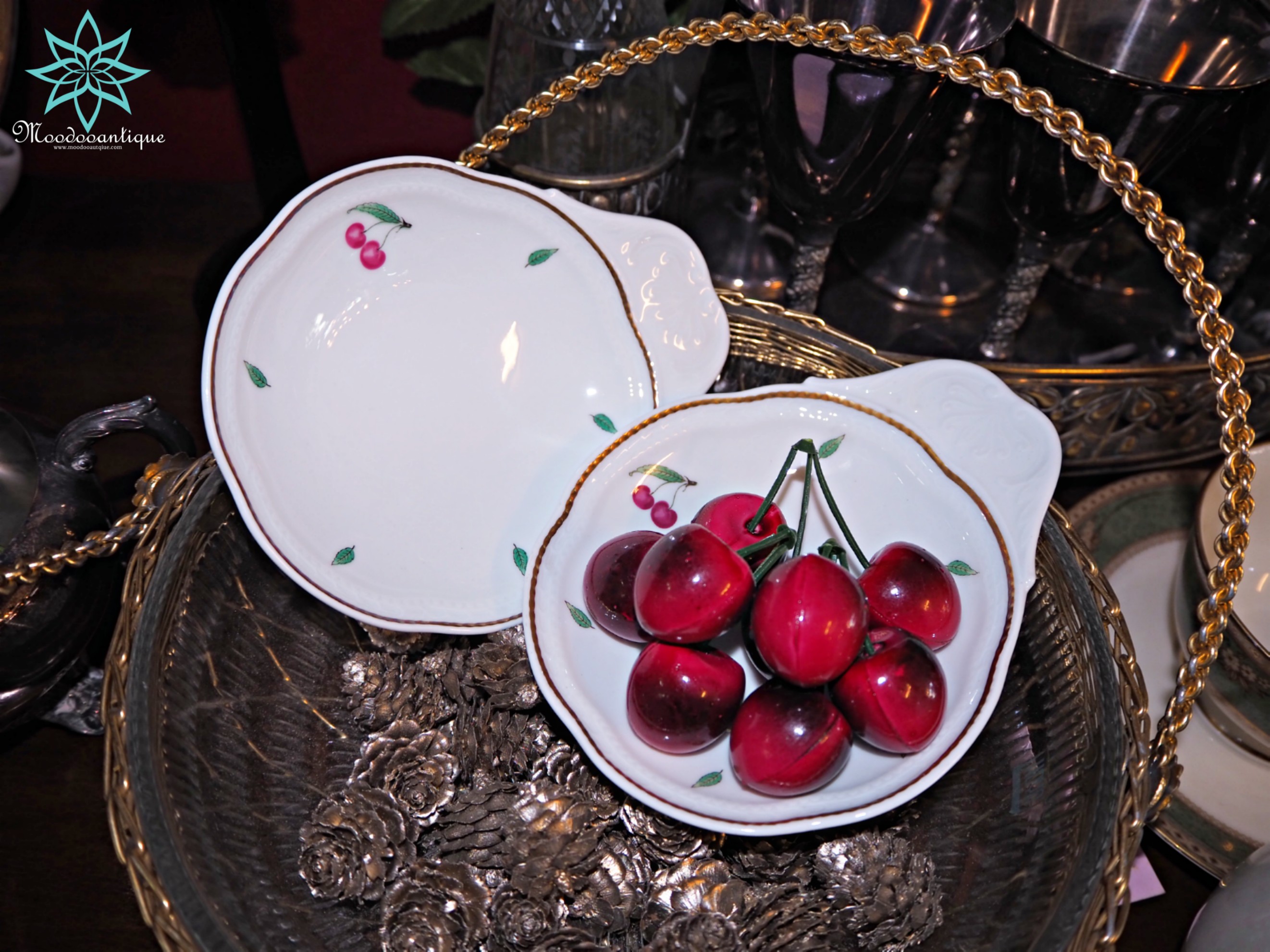 จานขนมใบเล็ก Richard Ginori