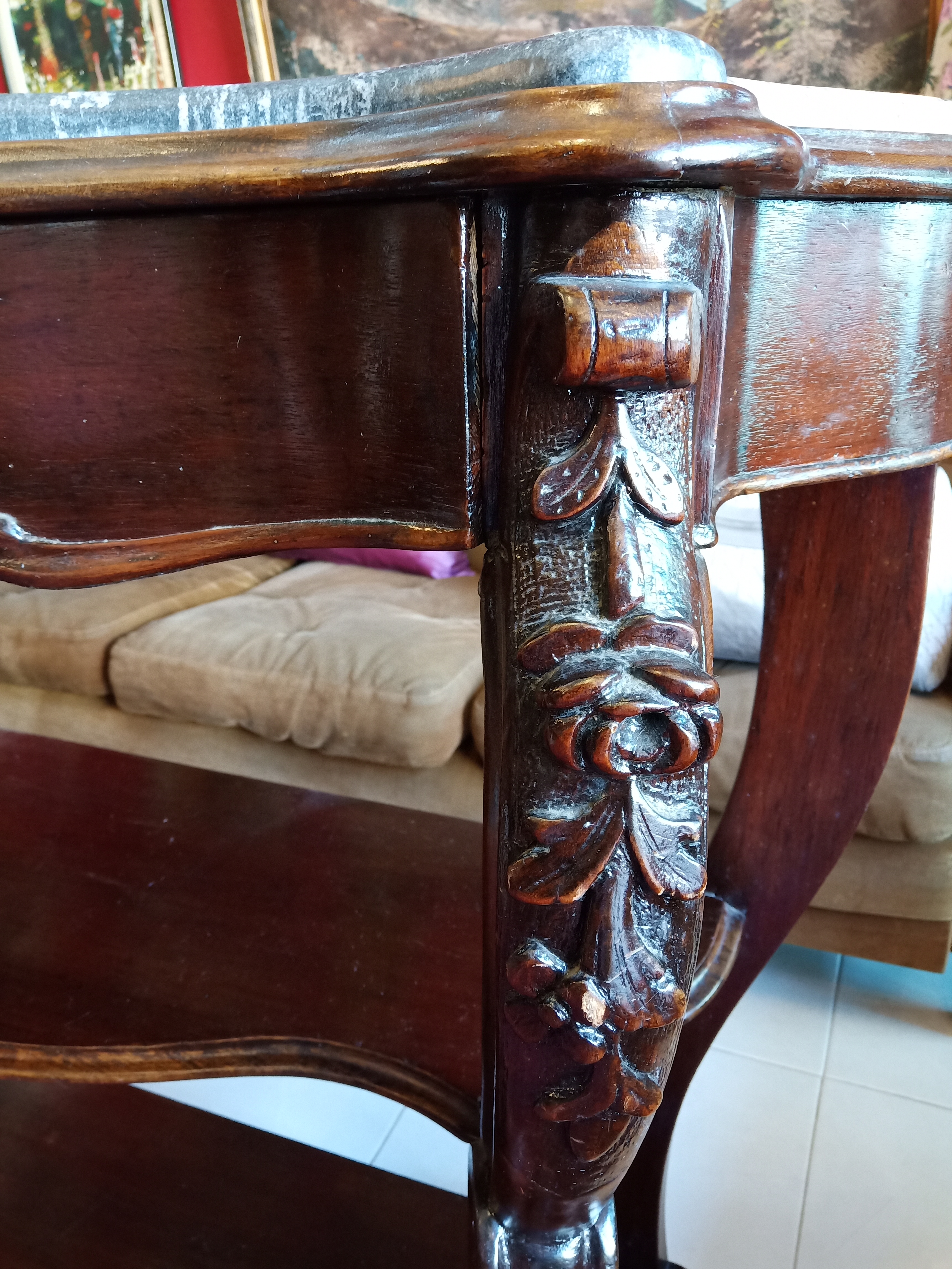 Console ท๊อปหินสีดำ