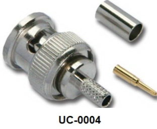 UC-0004/ INTERLINK/ CONNECTOR/ BNC, F-type, Pal for COAXIAL CABLE