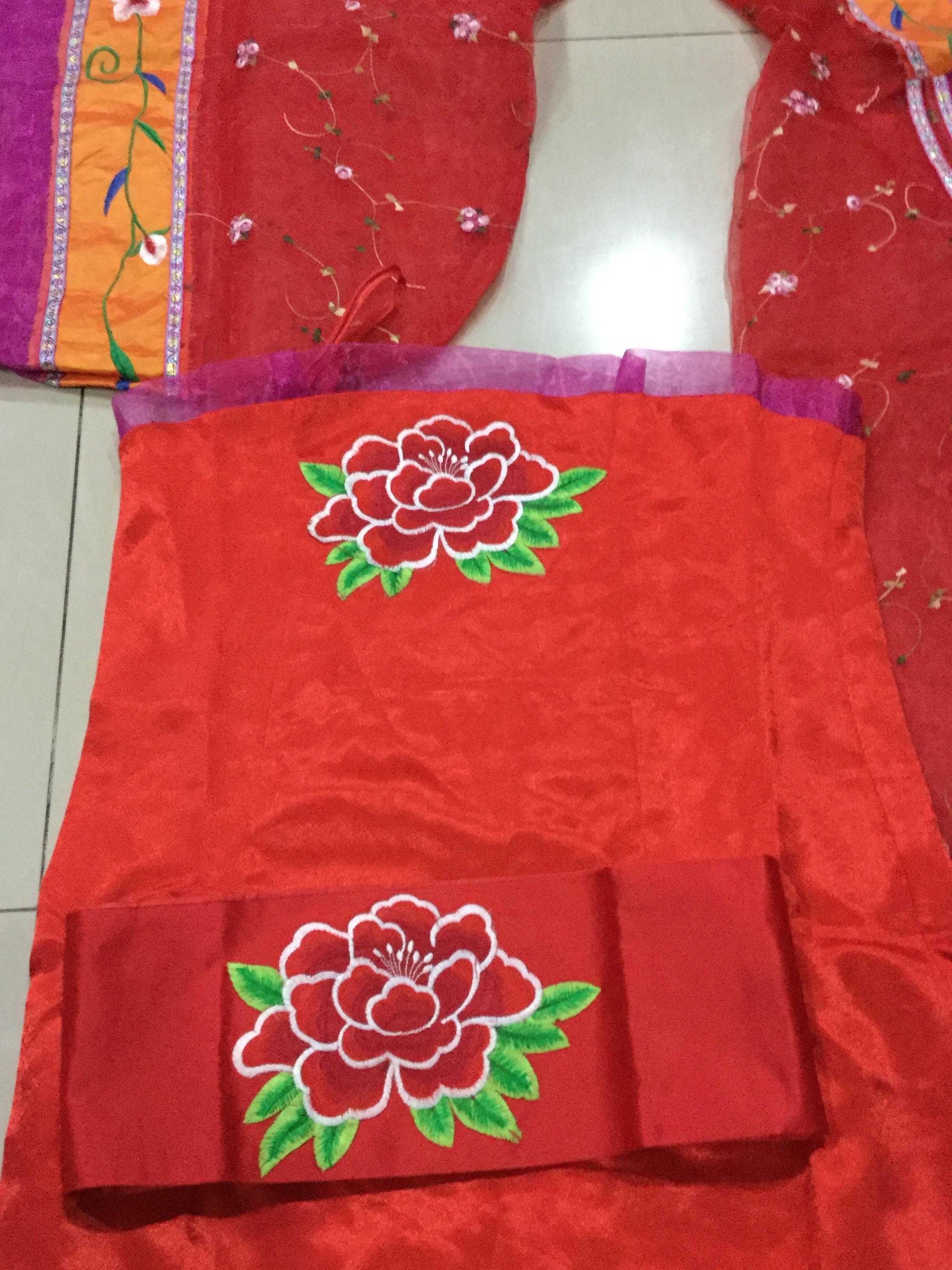 ชุดจีนเด็กราชวงศ์ถัง สีแดงรหัส FC 44 สินค้าพร้อมส่ง