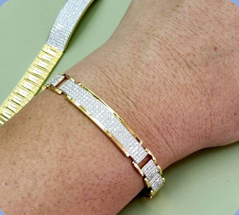 สร้อยข้อมือเพชรแท้รวม 2.46 cts