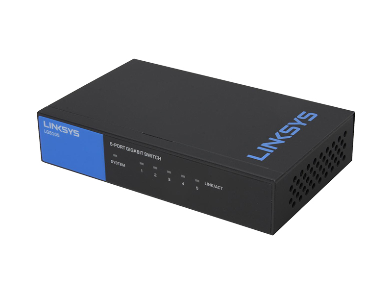 Gigabit Switching Hub LINKSYS (LGS105-AP) 5 Port (5")
