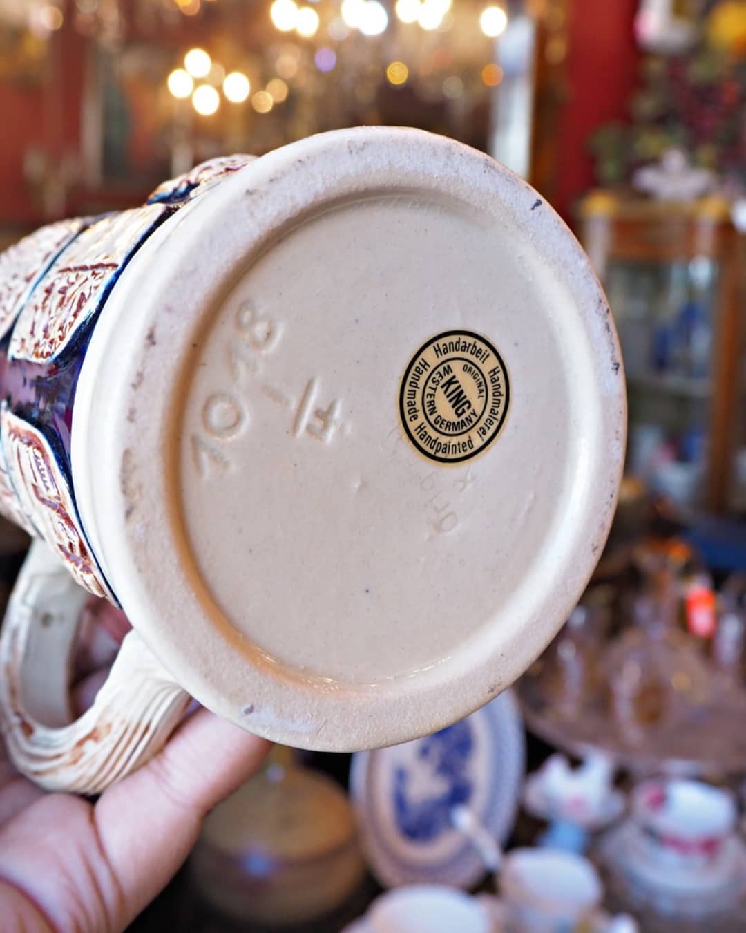 แก้วเบียร์ วินเทจออสเตรียเบียร์สไตน์ Vintage Austria Beer Stein