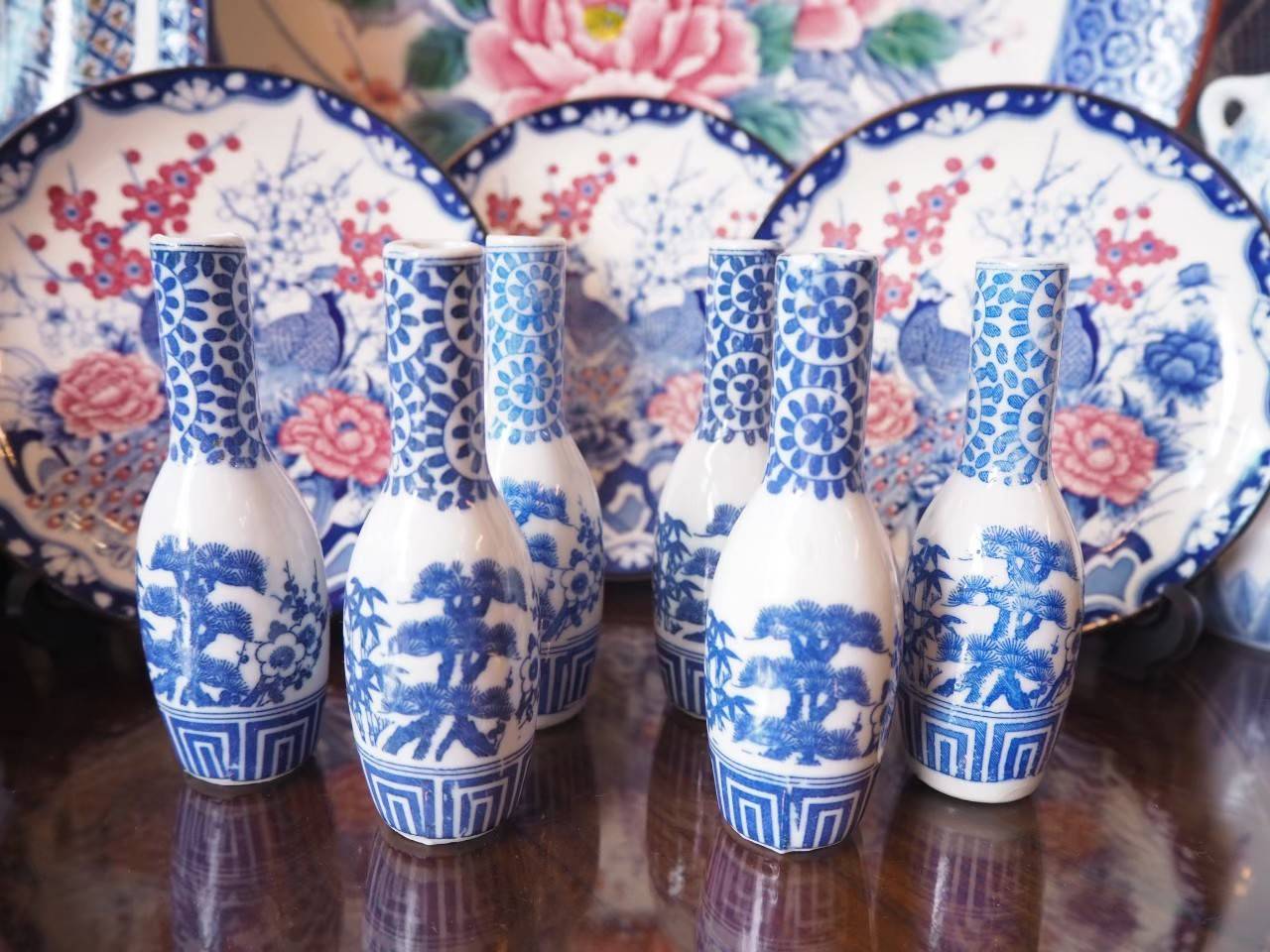 แจกันลายครามญี่ปุ่น Tokusei Nippon เก่า