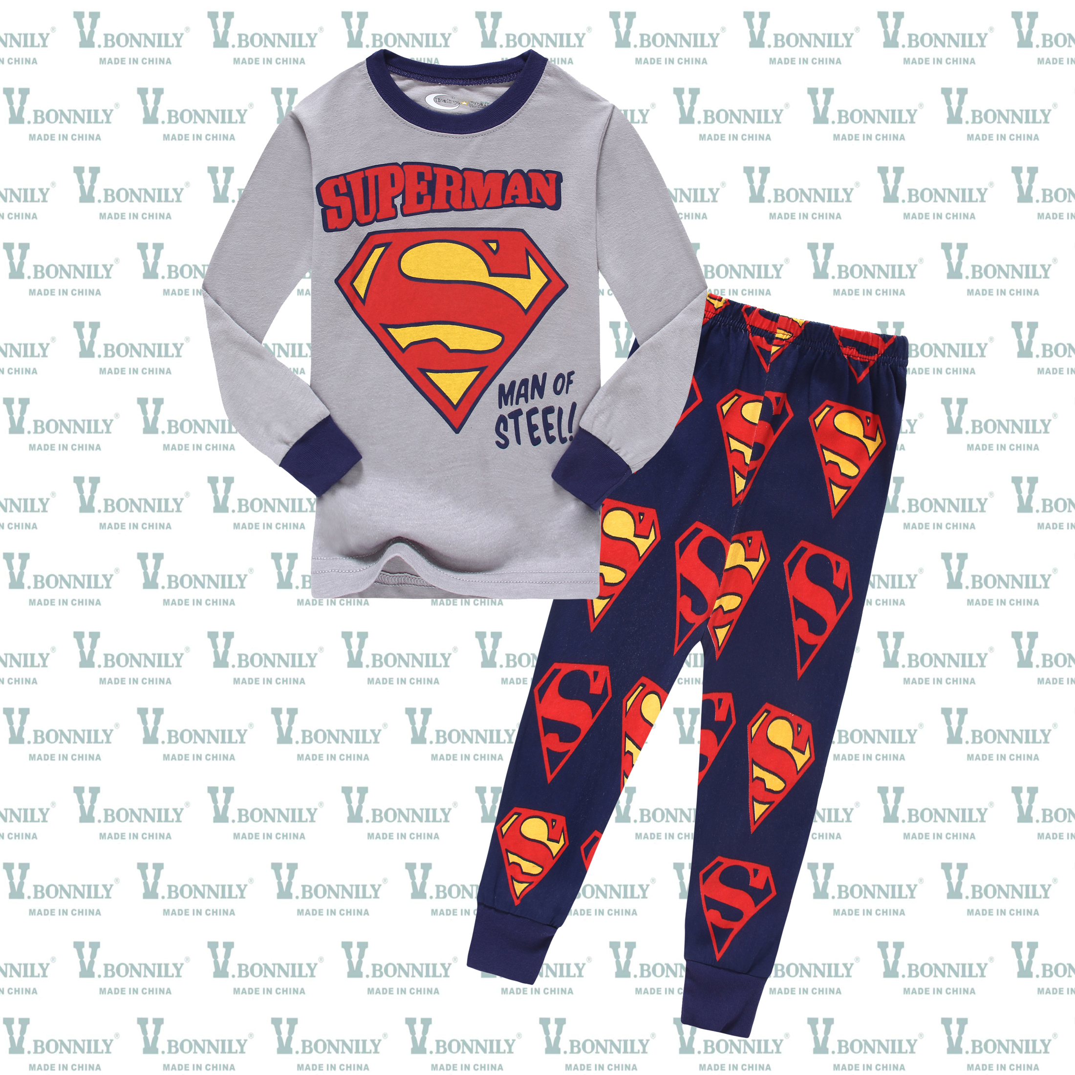 ชุดนอนเด็กเล็ก แขนยาว ขายาว Size 1T,2T