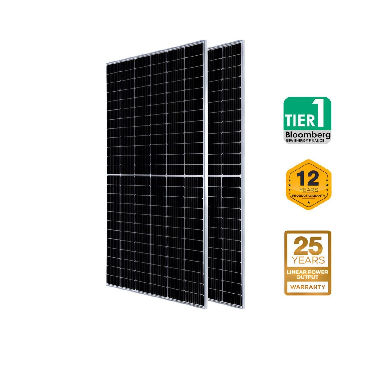 แผงโซล่าเซล Solar Panel JA Solar 595W JAM78S30 MR รับประกันสินค้า 12 ปี